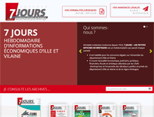 Tablet Screenshot of 7jours.fr